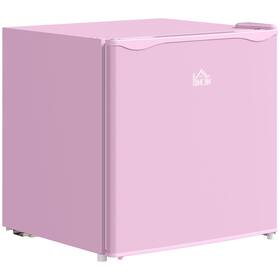 Homcom Us800-127v80pk0145 Mini Freezer Countertop 1.1 Cu.ft Compact Upright For Home Office Pink