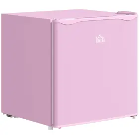 Us800-127v80pk0145 Homcom Mini Freezer Countertop 1.1 Cu.ft Compact Upright For Home Office Pink