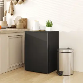 Us800-205v80bk0141 Homcom 2.5 Cu.ft Mini Fridge With Freezer Small Refrigerator Black