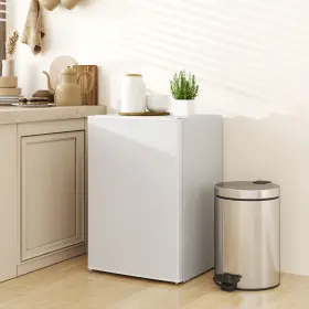 Us800-205v80wt0141 Homcom 2.5 Cu.ft Mini Fridge With Freezer Small Refrigerator White