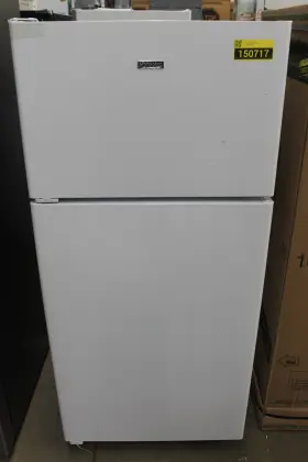 Hps16btnlww Hotpoint 28 Inch White 15.6 Cu. Ft. Top-freezer Refrigerator Nob #150717