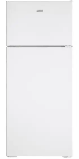 Hps18btnrww Hotpoint 28 Inch White Top-freezer Refrigerator Nob #150715