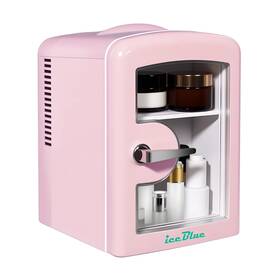 Iceblue B0fr8txnv5 Mini Fridge Skincare With Viewing Window 4 Liter /6 Cans Compac