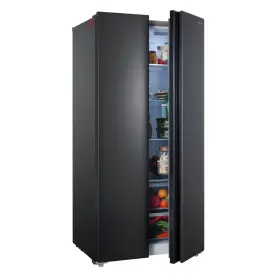 Ls-156bssd Iceblue 15.6 Cu. Ft. Black Stainless Steel Side-by-side Refrigerator With Freezer