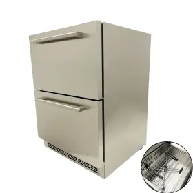 Bc-145ws Intbuying 110v Undercounter Fridge Stainless Steel Beverage Refrigerator Cool Storage