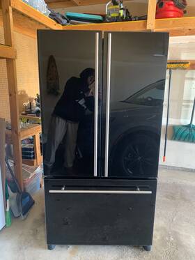 Jenn-air Jfc2089hpy Black Maytag Jenn-air Kitchen Fridge/freezer