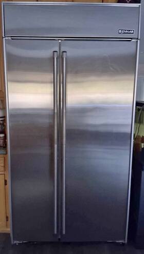 Jenn-air Js42sefxda 42 Built In Side By Refrigerator Stainless Steel