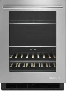 Jub24frers Jenn-air Jennair Euro-style 24 Inch Built-in Undercounter Beverage Center Ss