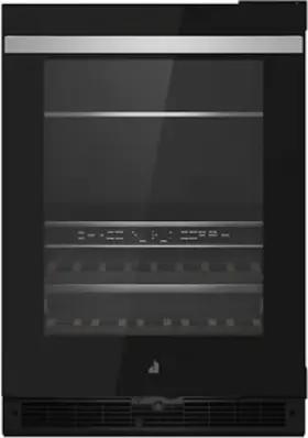 Jubfr242hm Jenn-air Jennair Noir 24 Inch Built-in Undercounter Dual Zone Beverage Center -