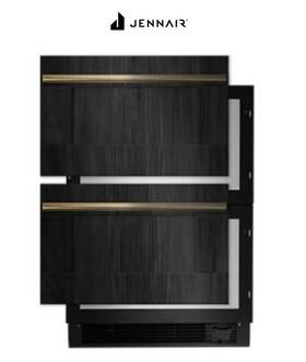 Jennair 883049485706 Jucfp242hx Double Drawer Refrigerator/freezer - Custom Panel Ready New