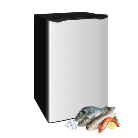 Jeremy Cass 891769520553 18.5 Inch 3.2 Cu. Ft. Mini Refrigerator In Silver 7-levels Of Temp Adjustment