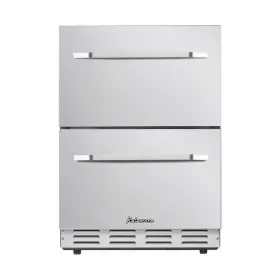 Kalamera 860282002594 5.1 Cu.ft 24 Inch Built-in Undercounter 2-drawer Refrigerator In Stainless Steel