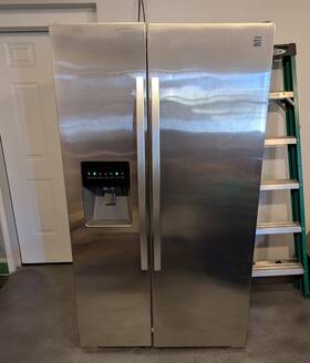 Kenmore 106.51124 Side-by-side Stainless Steel Refrigerator With Ice Maker
