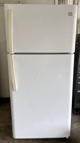 Kenmore 253.60412411 Sears Brand Top Mount Refrigerator White Model No