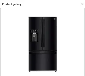 75039 Kenmore 25.5 Cu. Ft. French Door Refrigerator Black