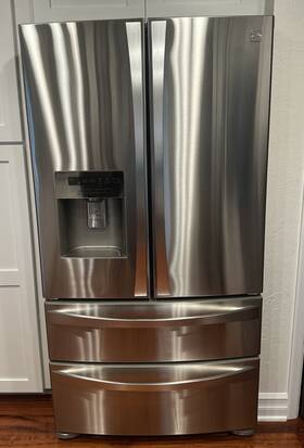 Kenmore 795.7107 Elite 4 Piece Package Refrigerator Stove Dishwasher And Microwave