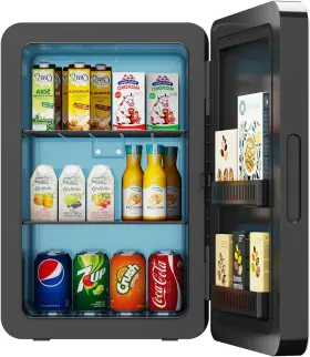30cans  Kikihuose 739792562068 22l/30cans Bedroom Mini Fridge 12v Dc Portable Cooler And Heater