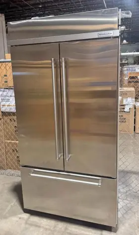 Kbfn402ess01 Kitchenaid Flawless 42 Inch French Door Built In Refrigerator Model