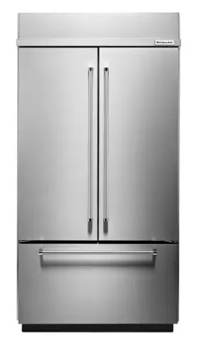 Kbfn506ess Kitchenaid Kbfn50ess 36 Inch French Door Refrigerator 20.8 Cu. Ft. Capacity -