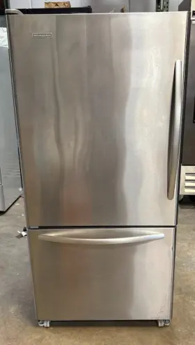 Kbls22kcms00 Kitchenaid Free-standing 21.9 Cu. Ft. Bottom-freezer Refrigerator