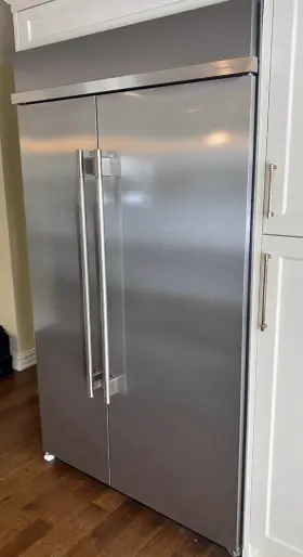 Kbns748sps Kitchenaid 48 Inch Built-in Side-by-side Refrigerator Stainless Steel Ice Maker