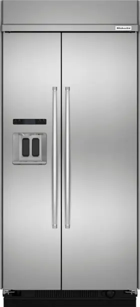 Kbsd602ess Kitchenaid 25 Cu. Ft. Built-in Side-by-side Refrigerator In Stainless