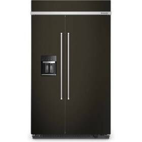 Kitchenaid Kbsd708mbs 48 Inch Built-in Side-by-side Refrigerator 29 Cu.ft Black