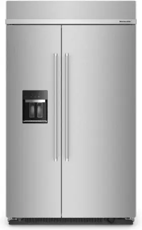 Kbsd708mps Kitchenaid 48 Inch Built-in Side-by-side Refrigerator With 29.4 Cu. F