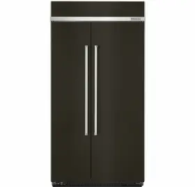 Kbsn602ebs Kitchenaid Refrigerator 25.5 Cu Ft Side By 42 Inch Black Stainless