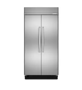 Kbsn608ess Kitchenaid Stainless 30 Cu. Ft. Built-in Side-by-side Refrigerator -