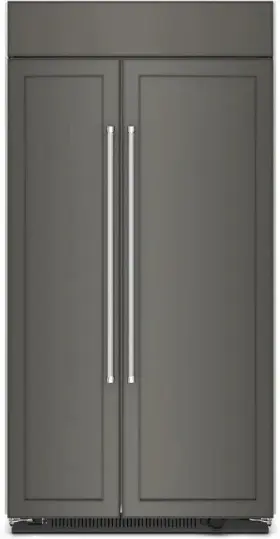 Kbsn702mpa Kitchenaid 42 Inch Panel Ready Built-in Side By Refrigerator