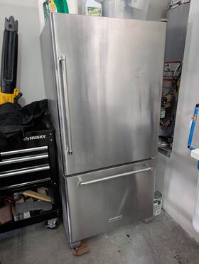 Kitchenaid Krbr102ess00 Refrigerator- Lightly Used