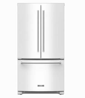 Kitchenaid Krfc136rwh 36 Inch Counter-depth 20 Cu. Ft. French Door Refrigerator -