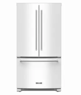 Krfc136rwh Kitchenaid 36 Inch Counter-depth 20 Cu. Ft. French Door Refrigerator -