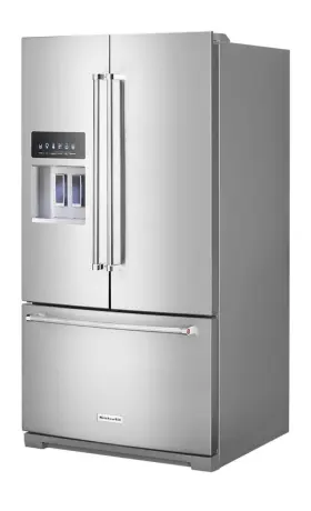 Krff577kps Kitchenaid 27 Cu Ft Stainless Steel French Door Refrigerator - Standard Depth