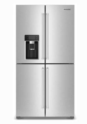 Kitchenaid Krqc736rps 36 Inch Freestanding 19.4 Cu. Ft. French Door Refrigerator -