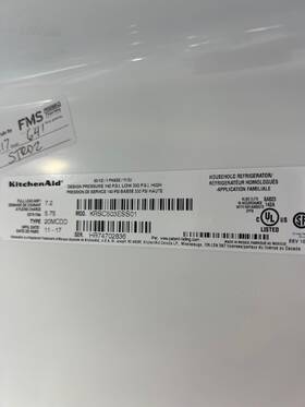 Kitchenaid Krsc503ess01 Side By Refrigerator