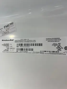 Krsc503ess01 Kitchenaid Side By Refrigerator