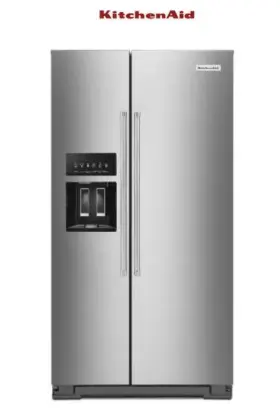 Krsf705hps Kitchenaid 36 Inch Wide 24.8 Cu. Ft. Side By Refrigerator New