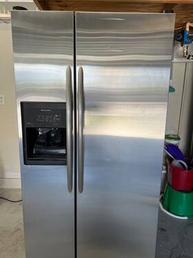 Kitchenaid Ksrt22f Side-by-side Refrigerator 21.7 Ft.