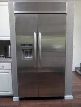 Kitchenaid Kssc42qt Great Deal On A 42-inch Built-in Refrigerator For Diy Repair Pickup Only