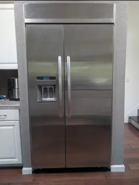 Kssc42qt Kitchenaid Great Deal On A 42-inch Built-in Refrigerator For Diy Repair Pickup Only