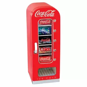 Cvf18 Koolatron Coca-cola Push Button Vending Machine Mini Fridge For Parts