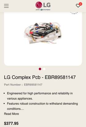 Lg Ebr89581147 Complex Pcb -