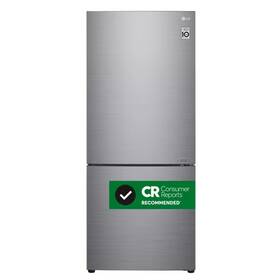 Lg Lbnc15231v 28 Inch 15 Cu Ft Bottom Freezer Refrigerator - Silver Open Box