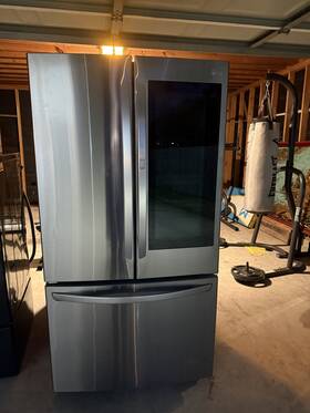 Lg Lfcs27596s 36 Inch 27 Cu. Ft. 3-door French Door Refrigerator With Instaview And