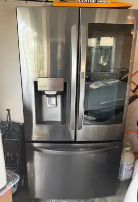 Lfxc22596d Lg French Door Smart Refrigerator Stainless Steel With Instaview Door-in-door