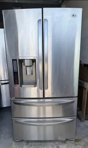 Lmx25984st Lg French Door Refrigerator With Dual Freezer Drawers