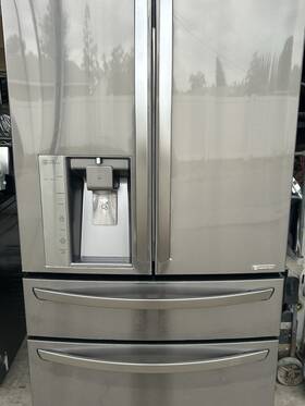 Lg Lmxc23746d 4 Door French Refrigerator Counter-depth Black