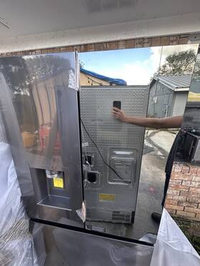 Lg Lrykc2606d 26 Cu Ft Counter-depth French Door Fridge Ss Ice/water